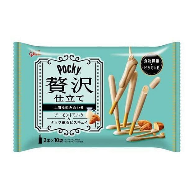 Glico Pocky: Almond, Milk Chocolate & Nuts(20 pcs)