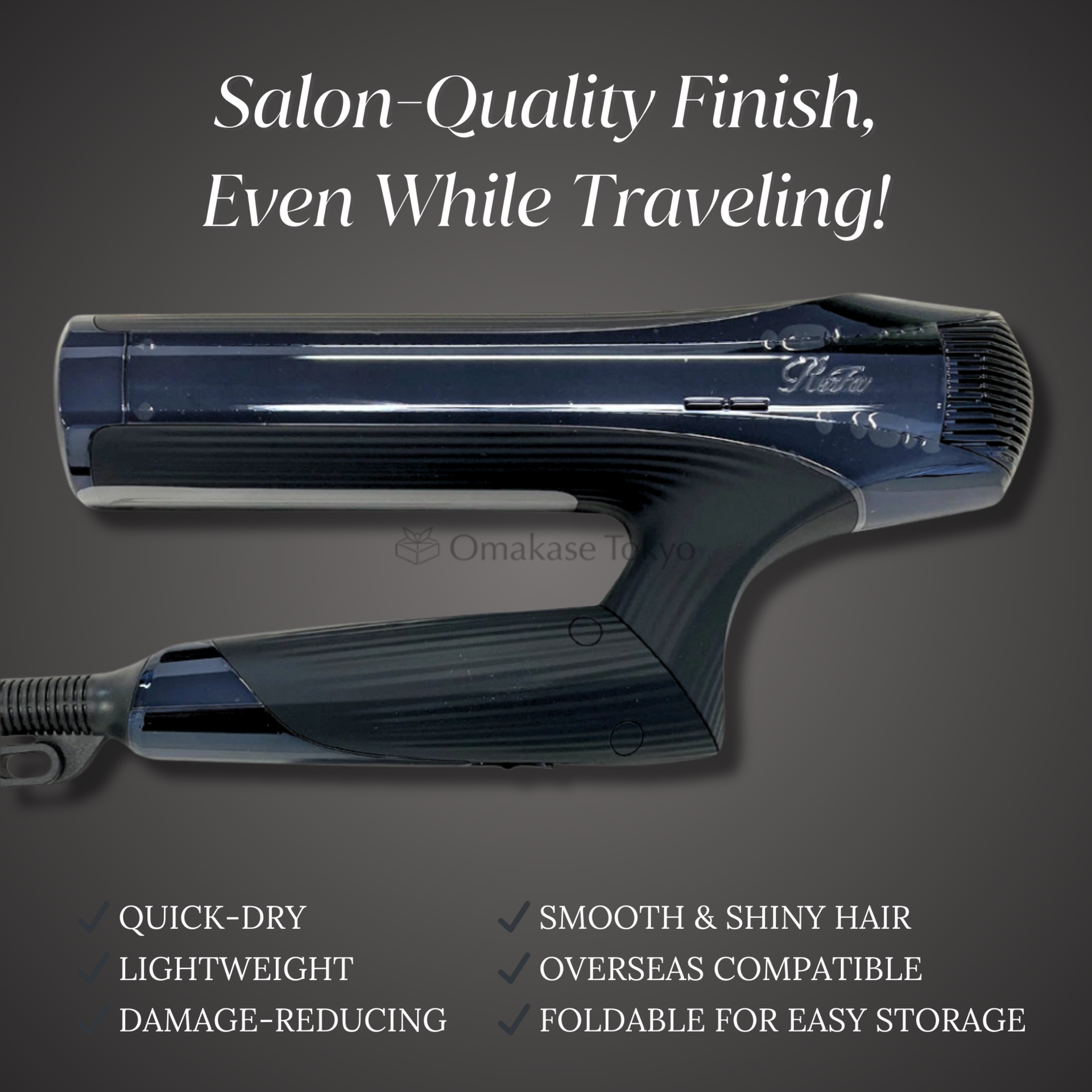 ReFa Smart Hair Dryer W Black - Weee!