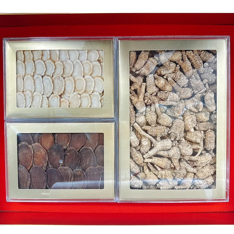 American Ginseng Plus Korean Ginseng Gift Box Set
