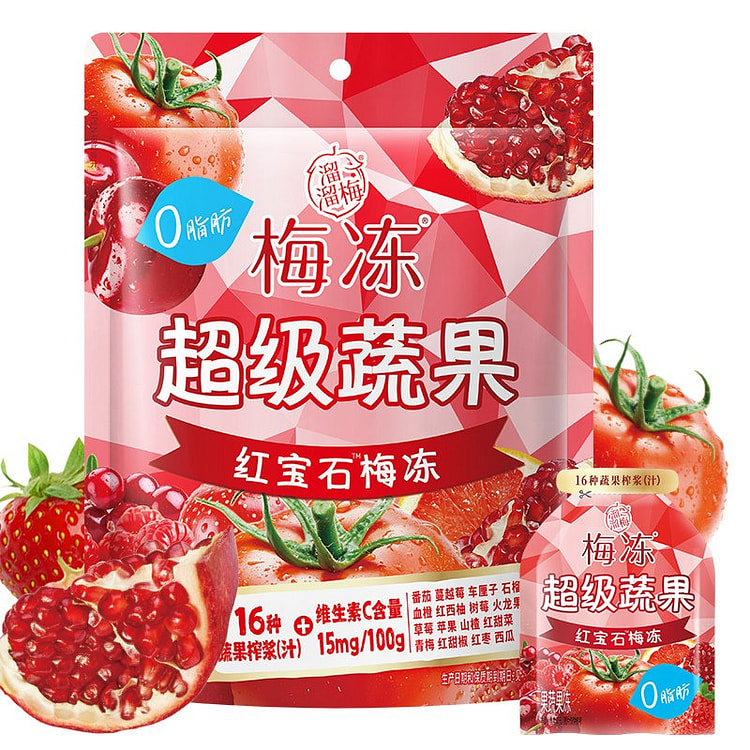 Liuliumei Super Fruit & Vegetable Ruby Plum Jelly 120 g