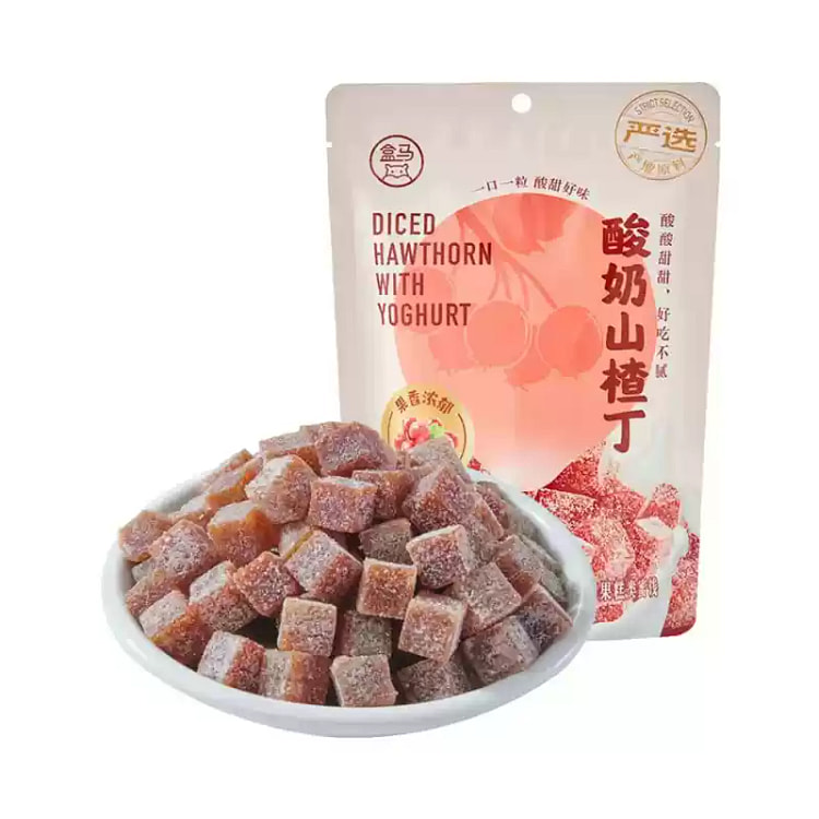 盒马 酸奶山楂丁208g