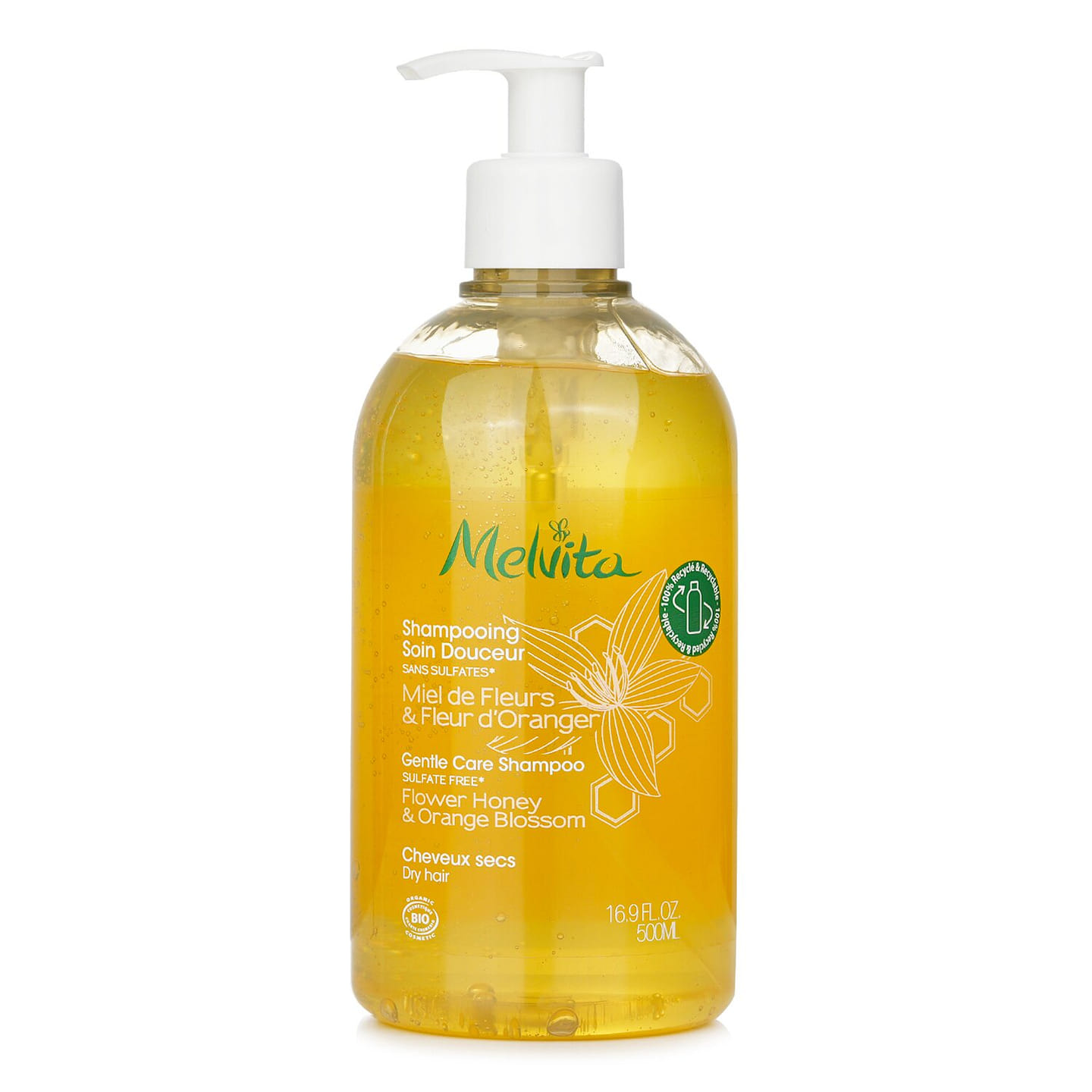 Melvita Organic Nectar Nourishing Shampoo (for dry hair) 500 밀리리터