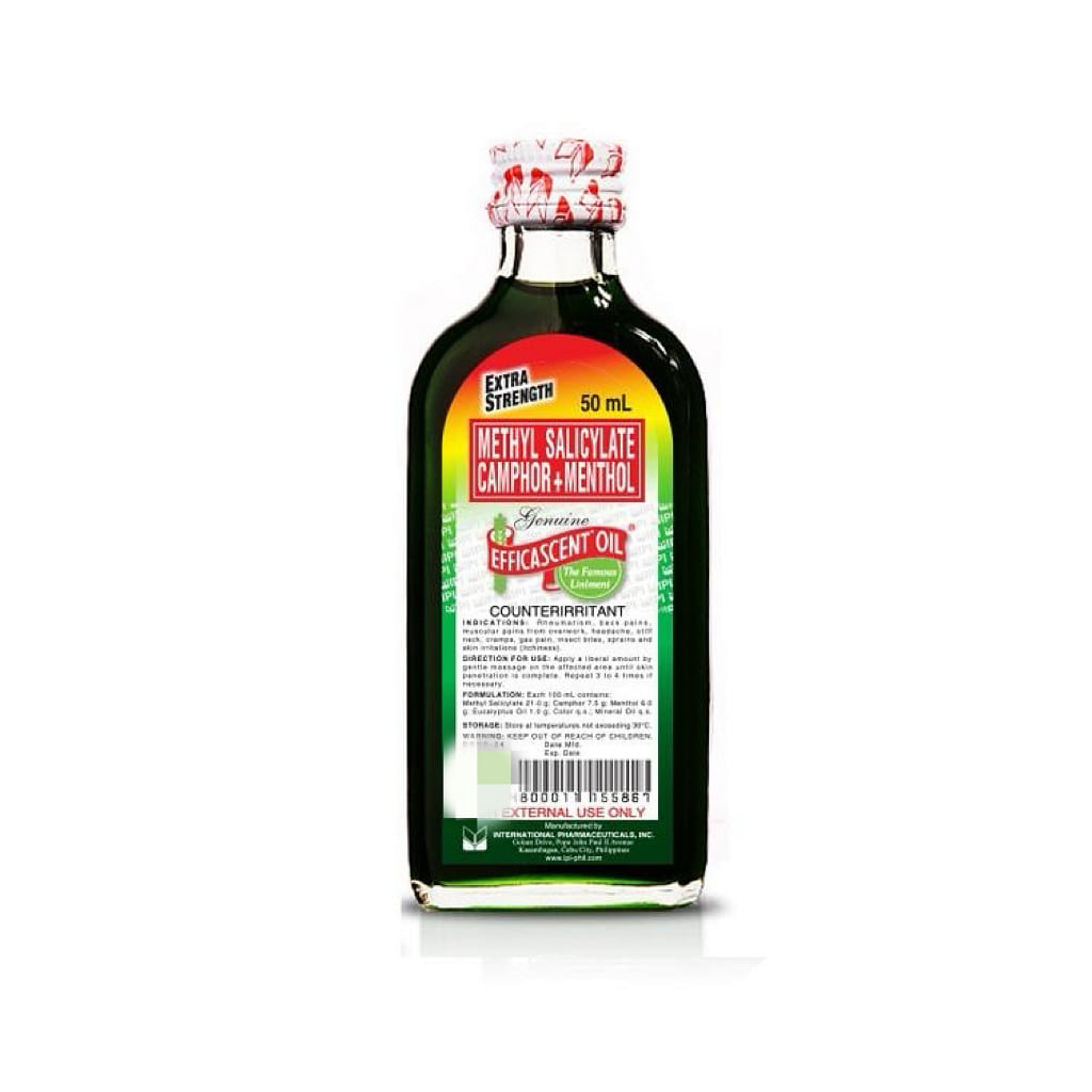 Philippine Genuine Efficasent Oil Extra Strength 100 ml