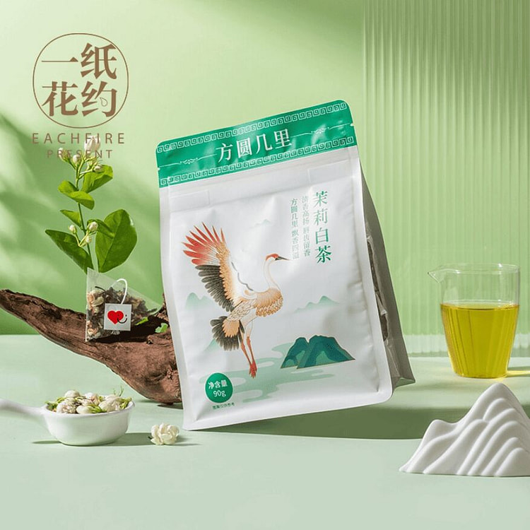 一纸花约 茉莉白茶浓香型90克*1包 90 克