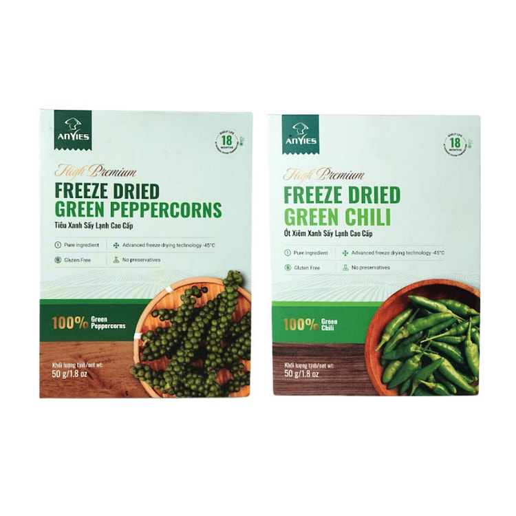 [Anvies] 青椒辣椒组合 2x25 2 包