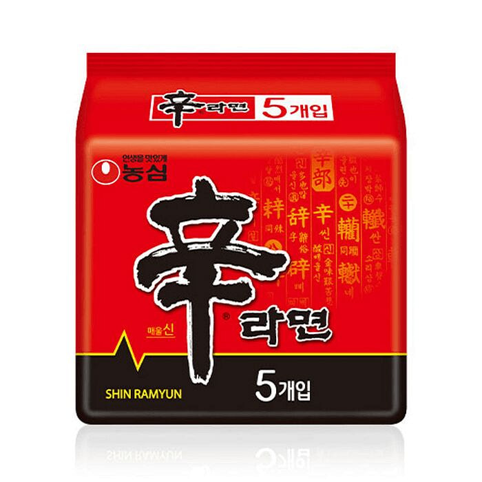 Nongshim Shin Ramyun - 120g x 5 Packs