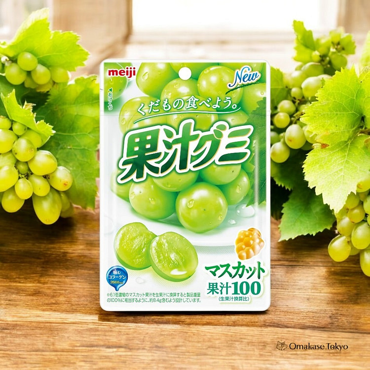 Meiji 水果软糖 麝香葡萄软糖 51g
