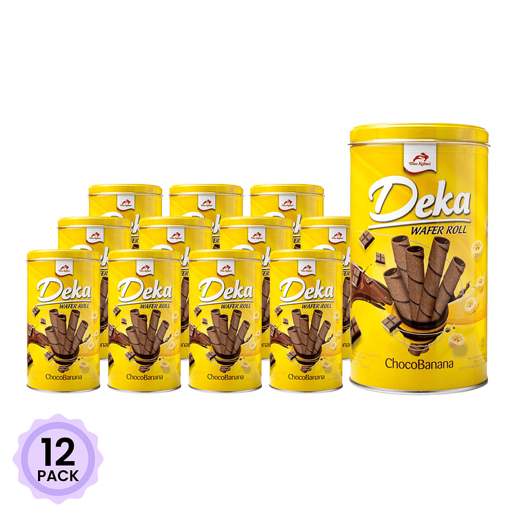 Deka 巧克力香蕉味华夫卷 360 克*12 包