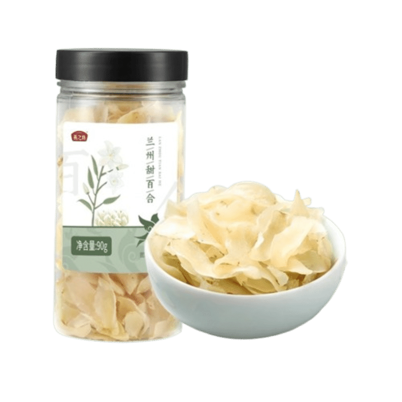 Lanzhou Sweet Lily Dried Lily Slices Silver Ear Porridge Ingredients 90g*1can 90 g