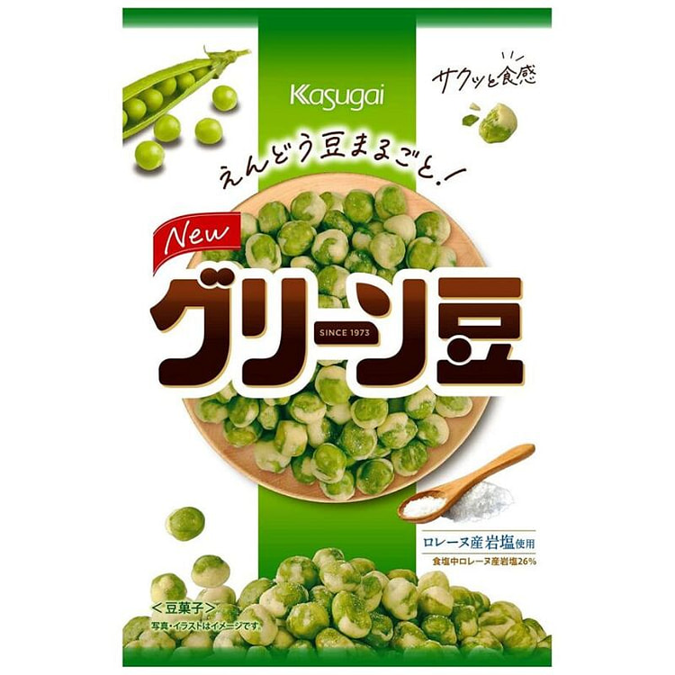 Kasugai Green Peas Light Salt Snacks 90g