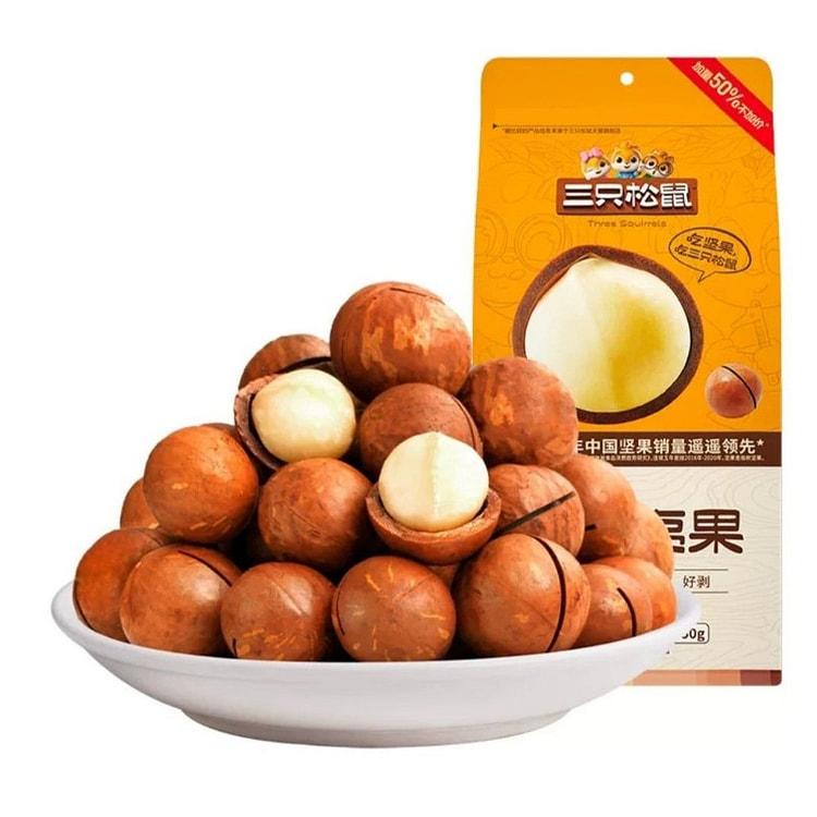 三只松鼠夏威夷果薄壳袋装奶油味150g*1袋