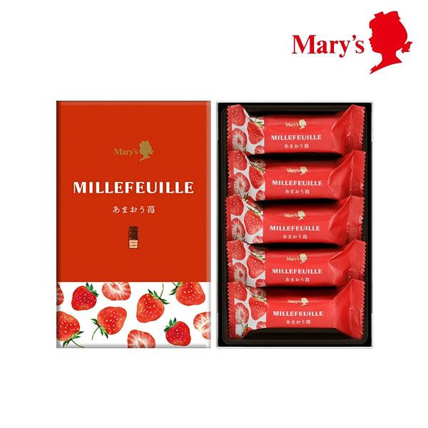 Mary's Mille-Feuille Strawberry Flavor 5 Pieces