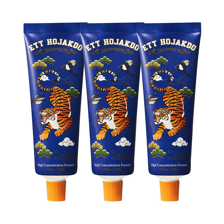 Ett Hojakdo 深层清洁牙膏 100克 3 包