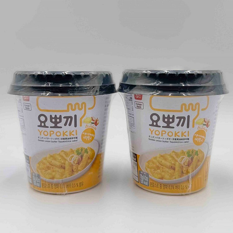 YOPOKKI 金葱黄油炒年糕杯 120 克*2 份