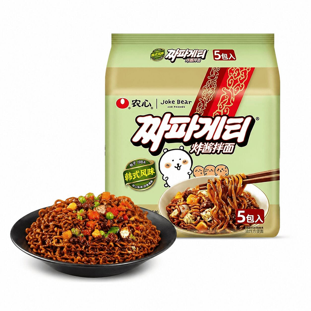 Nongshim Korean Black Bean Sauce Flavored Noodles 700 g