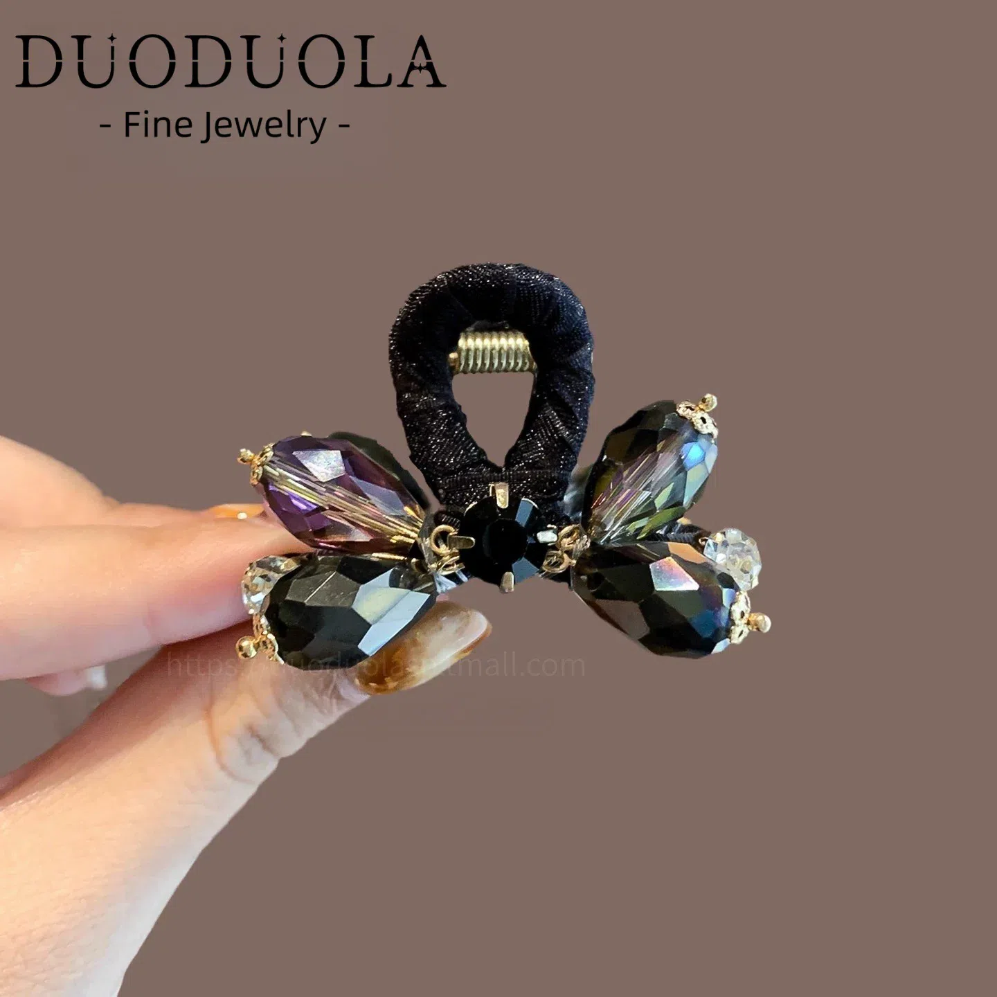 Black Crystal Small Claw Clip *1 50 g