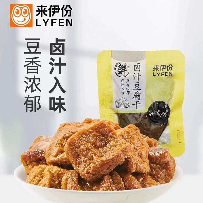 Dried Tofu in Marinade, Slightly Sweetened Soy Products, Netflix Snacks 250 g