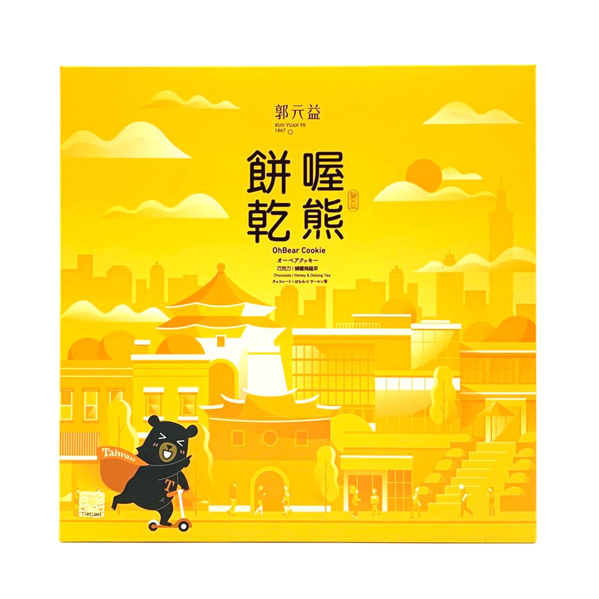 臺灣【郭元益】喔熊OhBear餅乾 24入 264 克