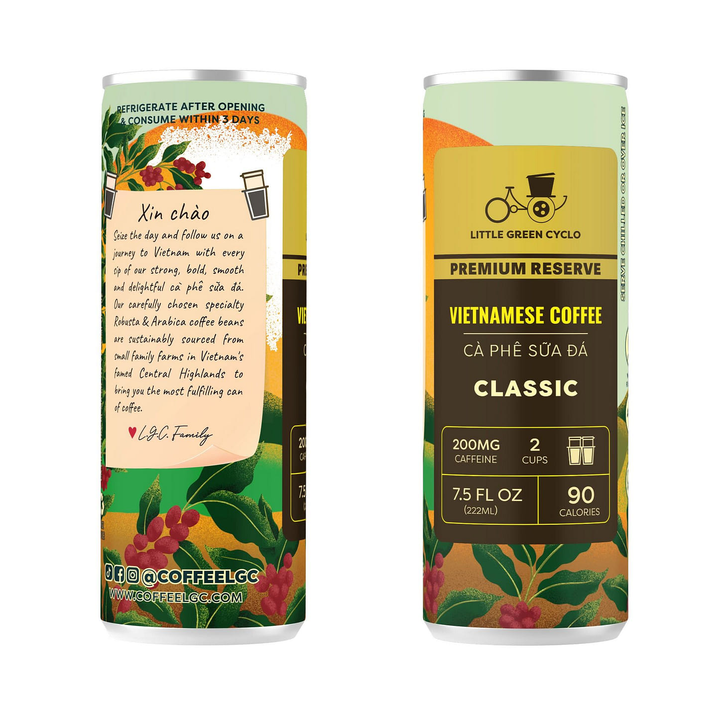 Specialty Premium Vietnamese Coffee, Classic 12 can