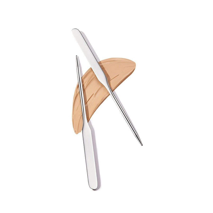 NOVAGLOW Stainless Steel Makeup Spatula 1pc 1 count