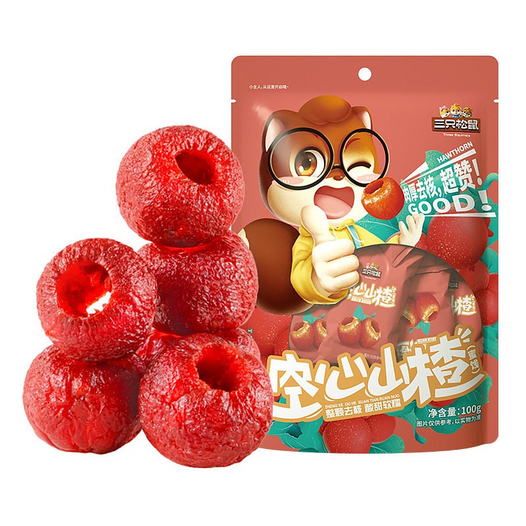 Hollow hawthorn snack, sweet and sour little treat 100 g