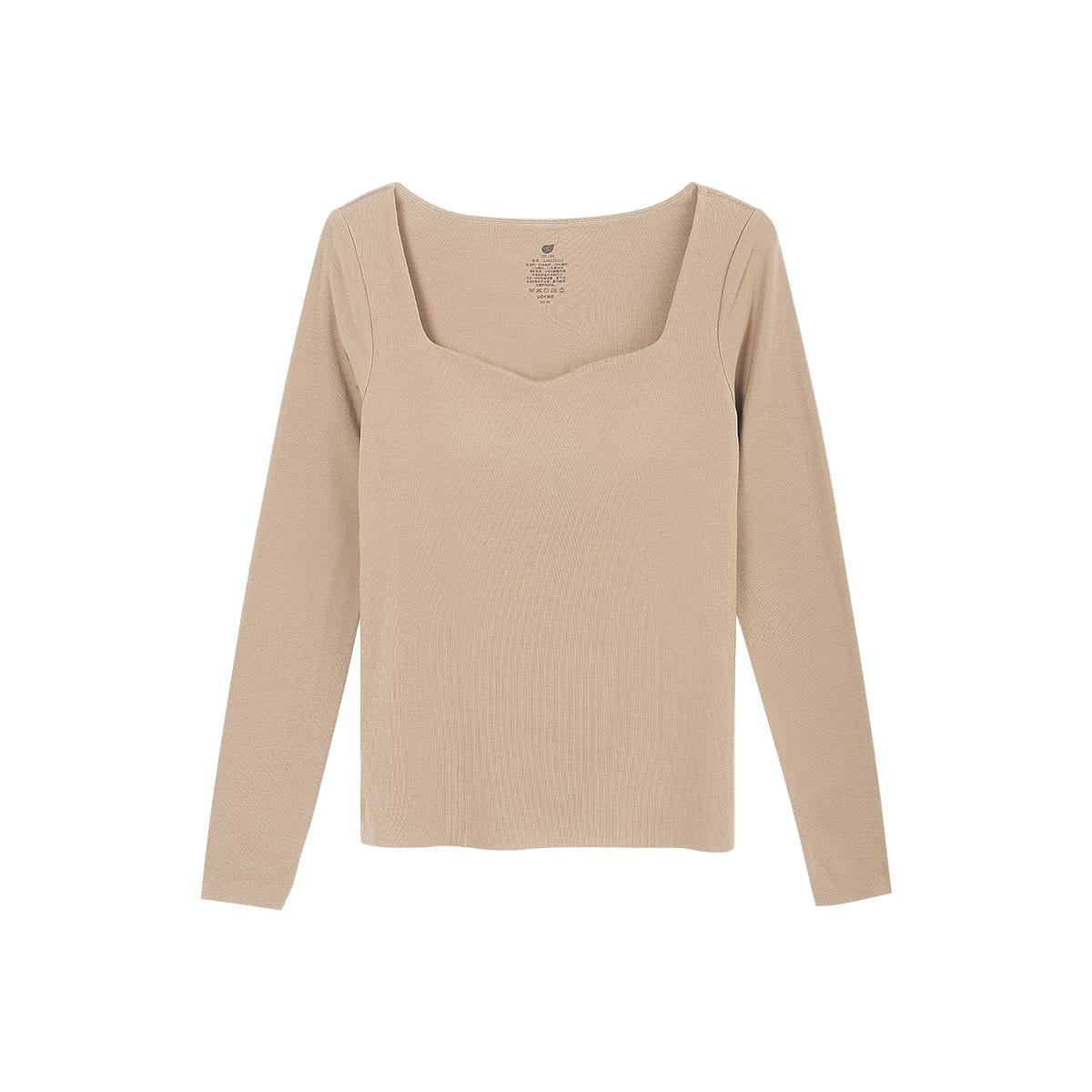 Wavecollar bra-top Warm Skin Wear Thermal Underwear Women’s Top-Moca-L 1 each
