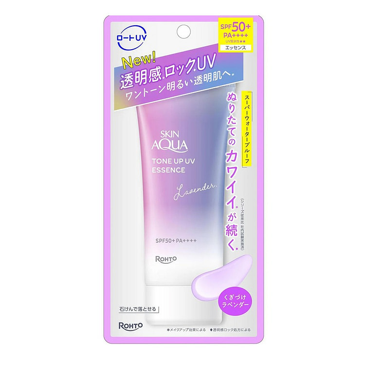 ROHTO SKIN AQUA TONE UP UV ESSENCE Lavender 70 g