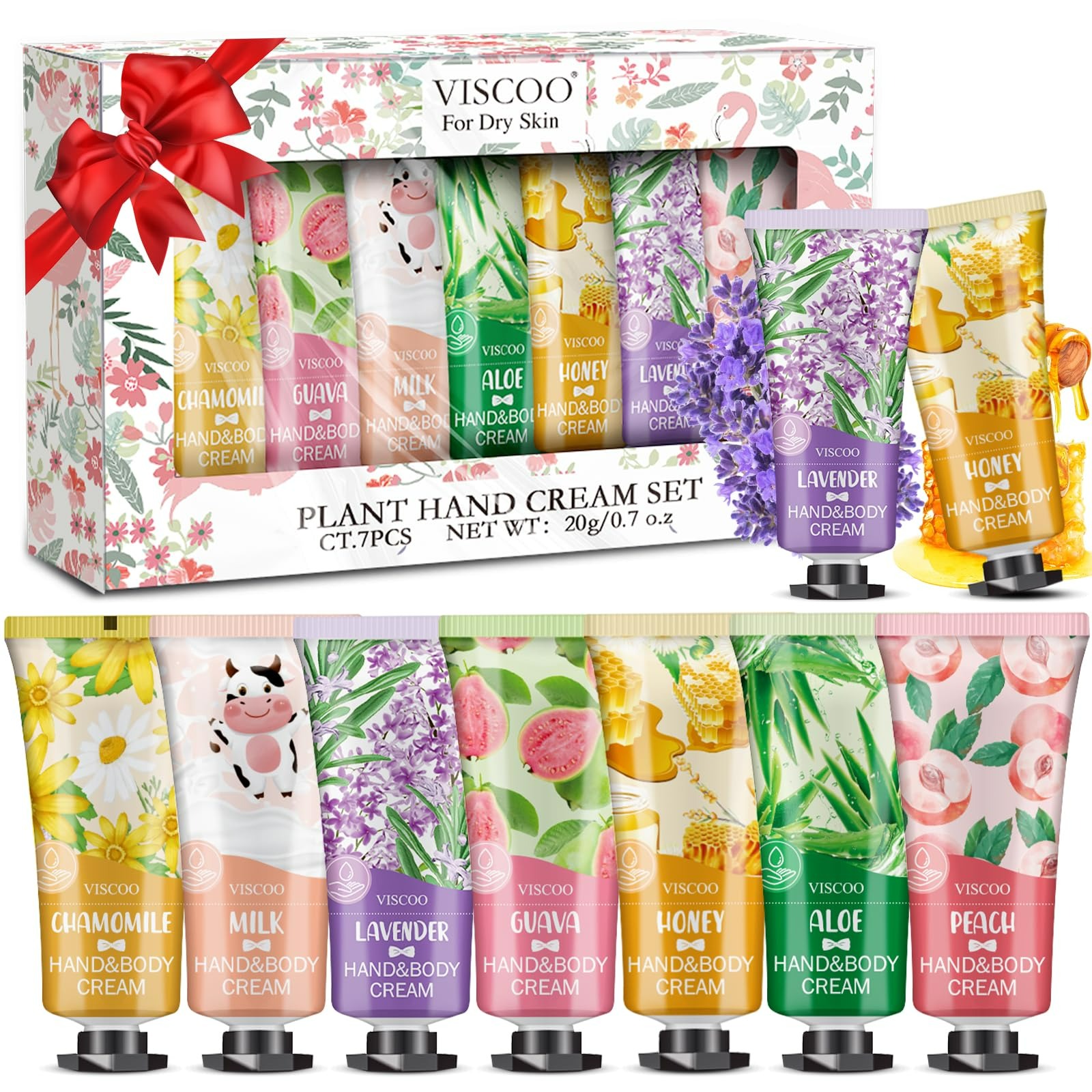 7 Pack Hand Cream Gifts Set for Women 1 each - Weee!