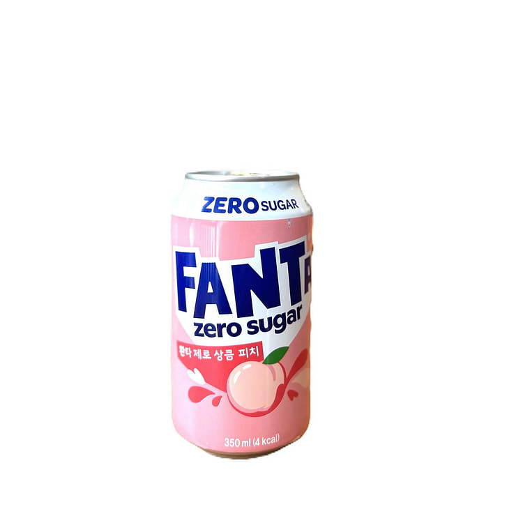Fanta Zero Sugar Peach 350ml (Korea)