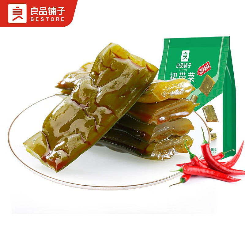 良品铺子 裙带菜香辣海白菜 160 克