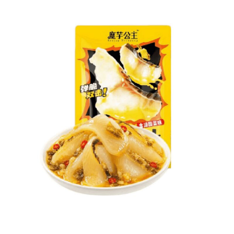 Qiaqia Konjac Princess Vegetarian Fish Fillets 52 g