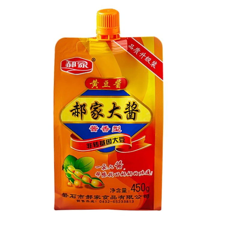 郝家大酱 东北黄豆酱450g*1袋
