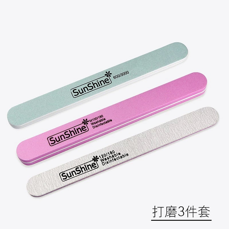 DIY nail file set for manicure