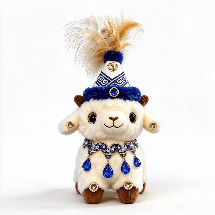 2027 Goat Year Festive Sheep Keychain Xinjiang Gif 1 each