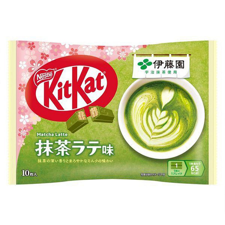 日本雀巢 KIT KAT伊藤园抹茶威化10枚/