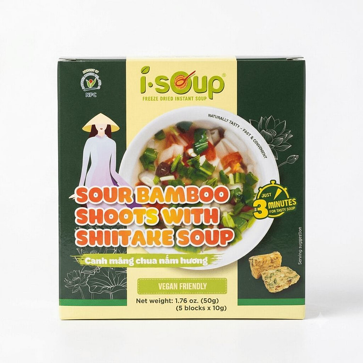 Freeze Dried Instant Sour Bamboo Shoots Soup 1 box