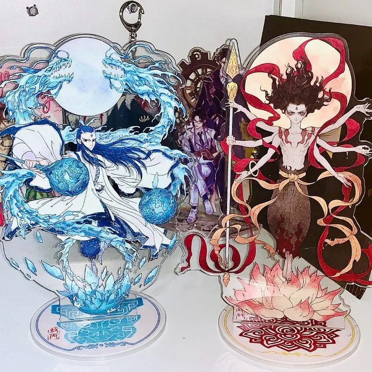 哪吒+敖丙亚克力立牌 哪吒2魔童闹海10cm*2个