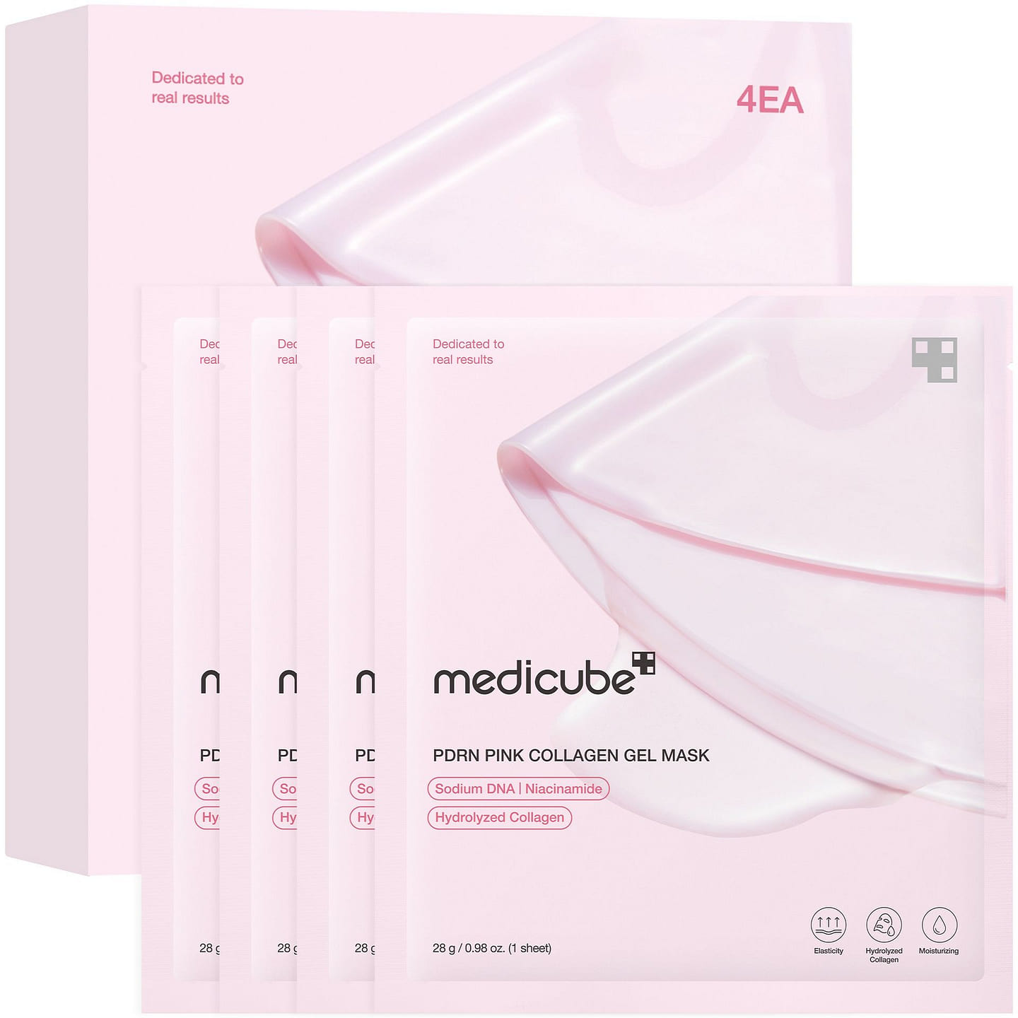 Medicube PDRN Pink Collagen Gel Mask Niacinamide 1 box