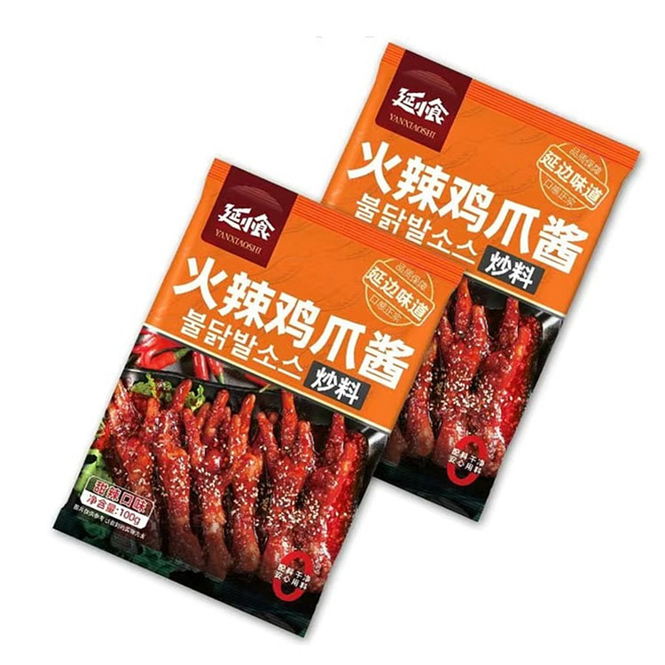 Yanbian Spicy Chicken Feet Sauce Korean Style Swee 100 g
