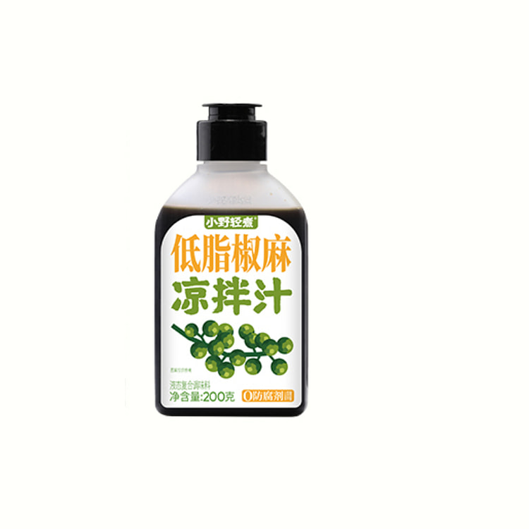 小野轻煮 低脂椒麻凉拌汁200g*1瓶