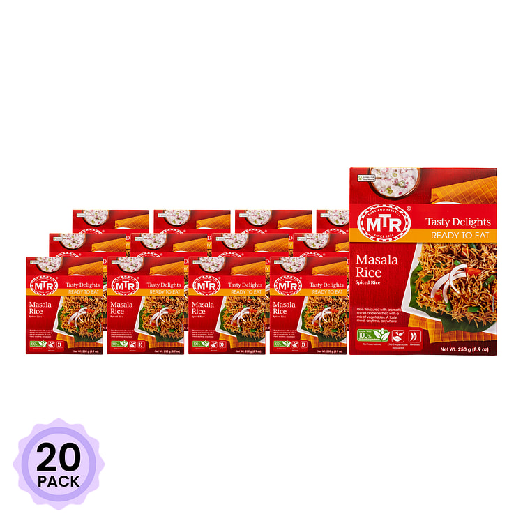 MTR 印度特色即食玛萨拉饭 10.5 盎司*20 包
