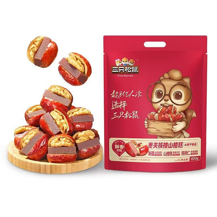 Dried jujube stuffed with walnut and hawthorn cake 400 g