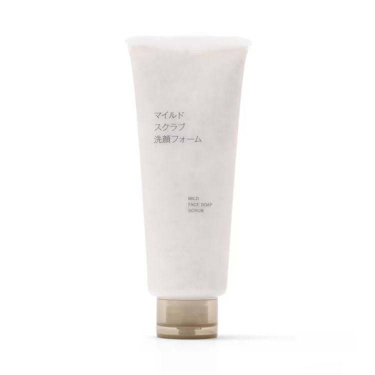 MUJI Mild Exfoliating Face Wash Large Size (220g)