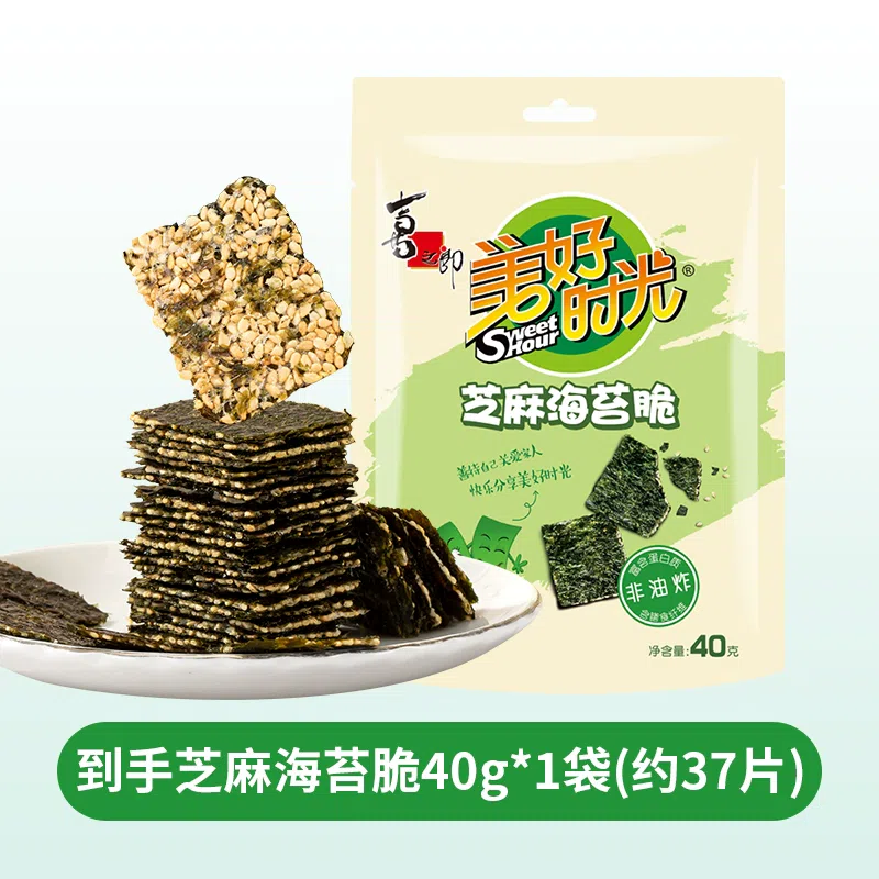 Good E&P sesame seaweed sandwich crispy 40g*1 bag 40 g