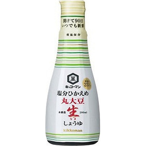 龟甲万 低盐 原豆 鲜酱油 200ml 1 份