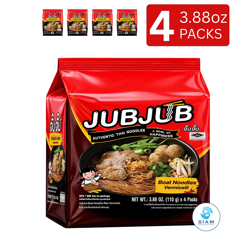 (4 包）JUBJUB 泰式船面米粉 4 个