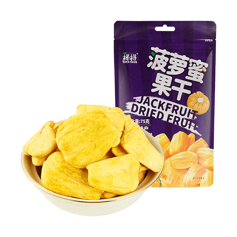 榙榙菠萝蜜果干网红休闲零食75g*2袋 150 克