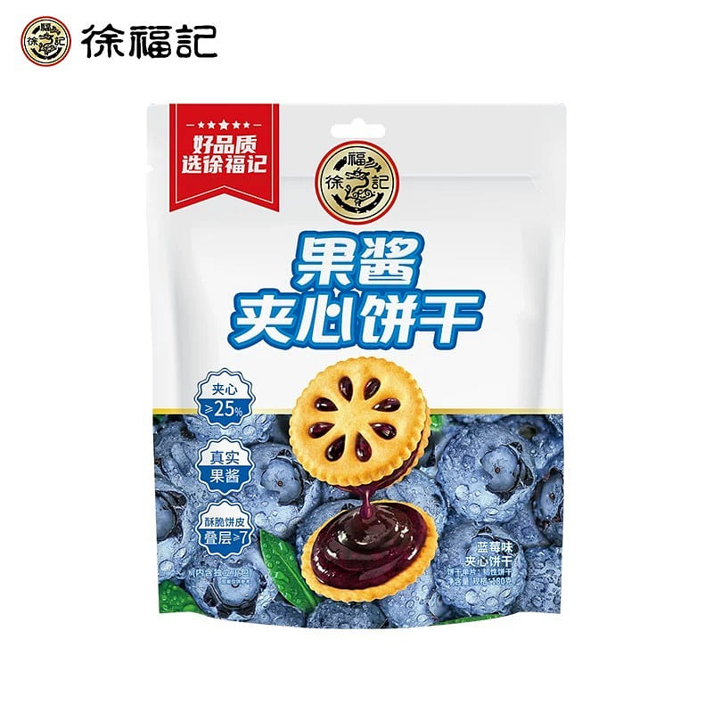 Xufuji jam filled biscuit 180 g