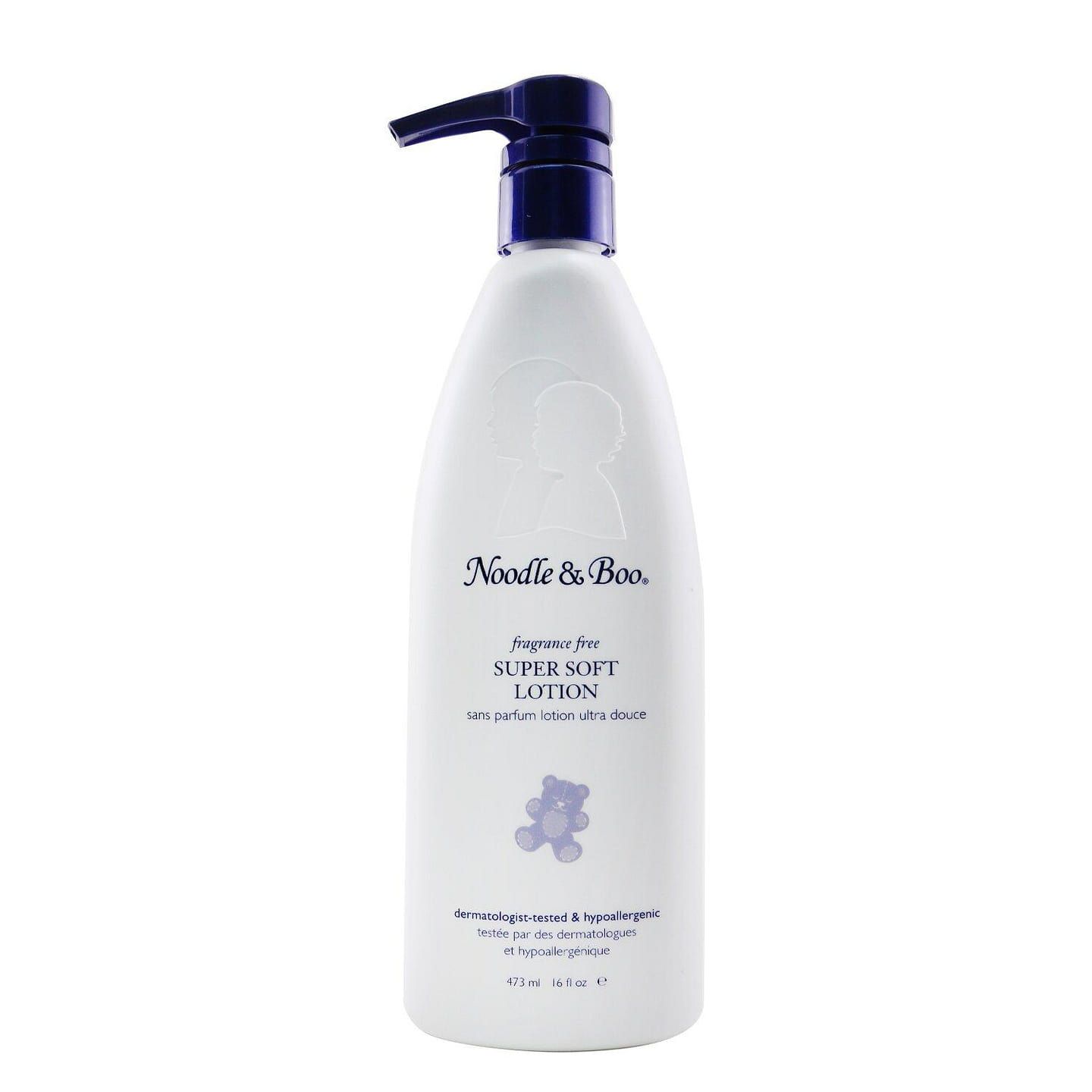 Noodle & Boo Super Soft Lotion - Fragrance Free - For Face & Body (Dermatologist-Tested & Hypoallergenic) 473ml/16oz 473 ml(ミリリットル)