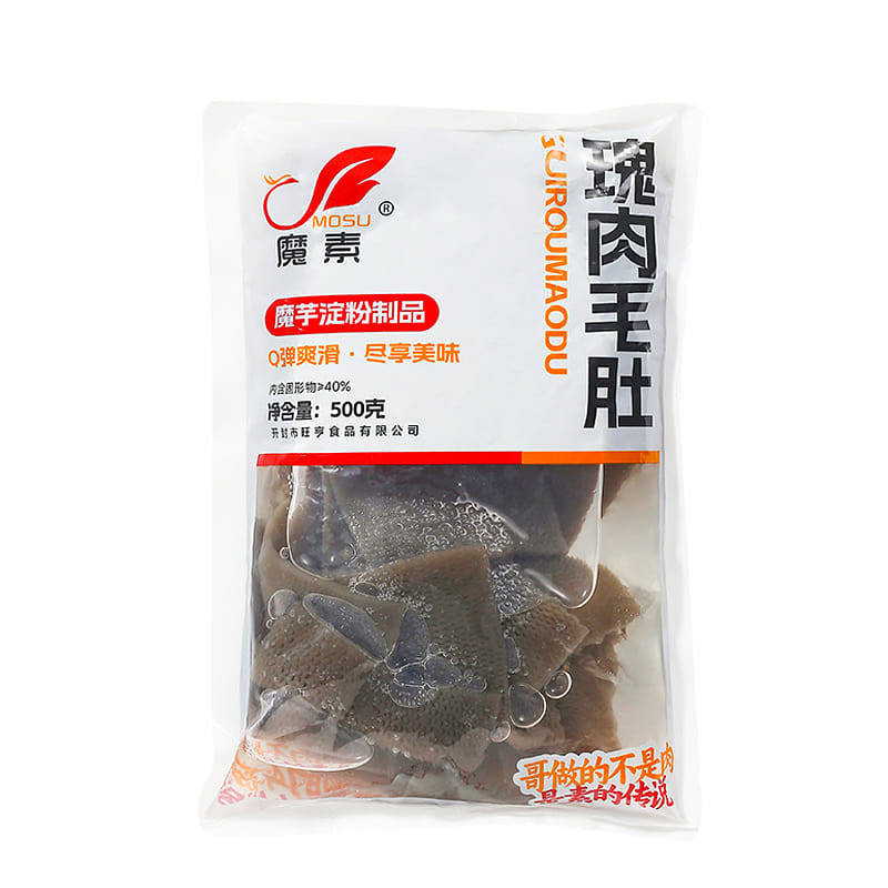 魔素火锅低脂串串素毛肚魔芋代餐黑色500g*1袋 500 克